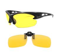 FunnAura Night Driving Glasses for Men Women, Yellow Night Vision Glasses for Night Time Anti Glare Driving