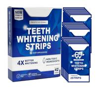 FunnAura Teeth Whitening Strips, White Strips Teeth Whitener for Removing Coffee, Wine, Smoke Stains, Safe for Sensitive Teeth