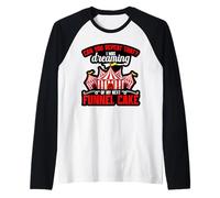 Funnel Cake Lover Fair Carnival Country Dreaming Funnel Cake Raglan Baseball Tee
