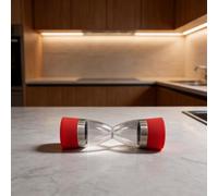 Funnel Form Manual Pepper Grinder with Dual Head Configuration and Non Corrosive Stainless Steel Build (Black)