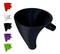 Funnel Kitchen, Stand Mixer Attachment Fits Tilt-head 4.5-5L, Easy-pour Baking Tool for Flour, Sugar & Wet Ingredients Flour Funnel for Mixer for Baking and Kitchen Accessories Black