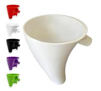 Funnel Kitchen, Stand Mixer Attachment Fits Tilt-head 4.5-5L, Easy-pour Baking Tool for Flour, Sugar & Wet Ingredients Flour Funnel for Mixer for Baking and Kitchen Accessories White