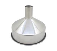 Funnel Large 304 Stainless Steel With Filter Household Oil Funnel Extra-large Industrial Funnel 1pc(300-51mm)