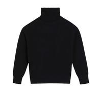 Funnel Neck Jumper With Contrasted Ami De Coeur - male - Ami Paris - Turtlenecks - Black - M - Knitwear M