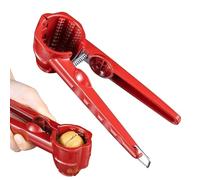 Funnel Nutcracker, Heavy Duty Metal Nut Crackers for All Nuts, Labor-Saving Double Clamp Walnut Sheller with Non-Slip Handle, Portable Nut Opener, for Sunflower Seeds, Walnuts & Almonds