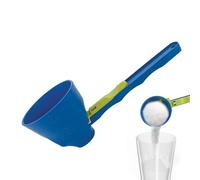 Funnel Scoop Gym | Measuring Spoon Funnel | 2 in 1 Slide Scoop Measuring Funnel with Silding Base | Pre Workout Scoop Funnel | No Spill Protein Powder Funnel Scooper with Longer Handle