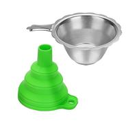 Funnel Silicone Funnel Stainless Steel Resin Filter for Printer Accessories Foldable Design