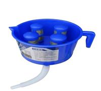 Funnel Type Oil-Water Separator Filter with Three/Four Filter Elements for Gasoline/Kerosene - Blue/Black/Yellow, 1pcs(With 4filter element)