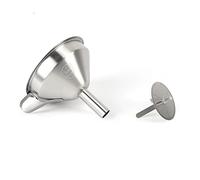 Funnel with Strainer, Stainless Steel Stainless Steel Funnel 3D Printer Accessories with 1 Funnel + 1 Filter for Convenient Dispensing of Resin Consumables