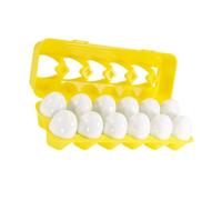 FUNNETOYU 1 Box Early Math Learning Matching for Educational Cognitive Egg Puzzle Creative Montessori Birthday Developing Concentration and Memory Skills