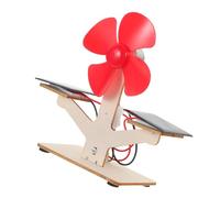 FUNNETOYU 1 Set DIY Solar Fan Model Kit for Educational Physics Science Hands Assembly for Boys and Improves Imagination and Understanding of Solar Power