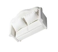 FUNNETOYU 1 Set Miniature Dollhouse Sofa Set Compact Furniture Model with Pillow Craftsmanship for Realistic Decoration for Doll House Scenes and Displays