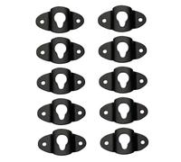 FUNNETOYU 10 PCS Iron Hanging Speaker Brackets Heavy Duty Wall Mount Hooks for Surround Sound Box Connectors Sturdy Load Bearing Speaker Hangers