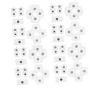 FUNNETOYU 10 Sets Controller Conductive Silicone Pads Replacement Kit Durable Soft Silicone Button Pads for Responsive Gaming Easy to Install Repair Accessories Extend Controller Lifespan