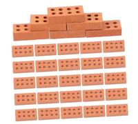 FUNNETOYU 100pcs DIY Mini Bricks Building Set for 8-hole Simulated Micro Landscape Brick Models for Creative Crafting and Dollhouse Construction