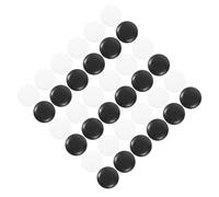 FUNNETOYU 100pcs Go Chess Pieces Resin Material Chess Smooth Polished Surface Black White for Board Game Craft and Educational Play