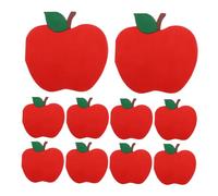 FUNNETOYU 100pcs Red Apple Shaped Napkins Cute Back to School Party Supplies for Classrooms Themed Celebrations Disposable Paper Napkins with Scalloped Edges for First Day of School