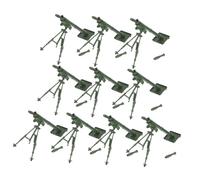 FUNNETOYU 10Pcs Army Mine Thrower Model Educational Assembly Playset for Boys Realistic Decorative Static Display for Collectors and Army Enthusiasts