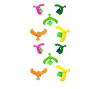 FUNNETOYU 10pcs Balance Eagle Toys Plastic Birds Pyramid Balancing Eagle Boys and Girls Educational Toy for Bird Playground and Early Learning Activity Random Style