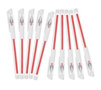 FUNNETOYU 10pcs Brow Stick Marking Pen Waterproof Multi-purpose Plastic Eyebrow Marking Tool Not Easy to Deform or Break for Tattoos and Cosmetic Use