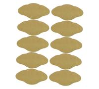 FUNNETOYU 10pcs Green Blank Portable Navel Patches 15x20cm for Household Use, Small Empty Stickers for Obesity Group Support and Weight Loss Accessory