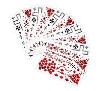 FUNNETOYU 10pcs Halloween Blood Tear Face Gems Stickers with Glitter 3d Dazzling Effect, Easy Application Temporary Face Tattoos for Men and Women, Gothic Style Cosplay Accessories