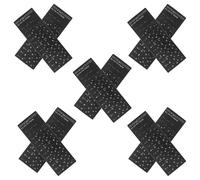 FUNNETOYU 10pcs Hebrew Keyboard Stickers for Notebook and PC Laptop with Black Matte Pvc Material, Advanced Durability and Easy Installation, for Language Learning and Home Use