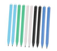 FUNNETOYU 10pcs Lcd Writing Tablet Stylus Pen Set for Touch Screens and Drawing Tablets with Comfortable Grip Compatible for Note Taking and Digital Art Multi-color Kit for Office and Home Use