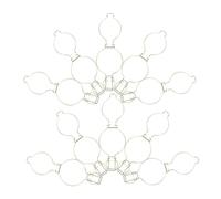 FUNNETOYU 10pcs Metal Jar Wire Clamp for Wide Mouth Glass Jars Spring-Loaded Airtight Sealer Keeper Buckle Reusable Storage Accessories to Preserve Freshness