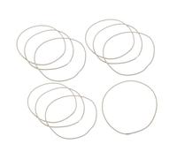FUNNETOYU 10pcs Mic Shock Mount Rubber Rings Elastic Bands for Condenser Microphones Slip Resistant Replacement Bands Compatible with Various Mic Holders for Live Streaming and Desktop