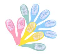 FUNNETOYU 10Pcs Newborn Hair Brush Professional Grooming Brush for Safe and Comfortable Scalp Care for Newborns and Boy Girl Gentle Bristles for Head Development and Circulation