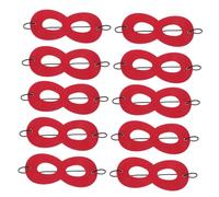 FUNNETOYU 10pcs Superhero Eye Masks for Comfortable Safe Costumed Eye Masks for Parties Birthdays and Roleplay Accessory for Superhero Themes and Events