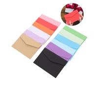 FUNNETOYU 120Pcs Mini Envelopes Small Greeting Message Card Paper Stationery for Wedding Birthday Shower Scrapbooking Party Decor Random Color