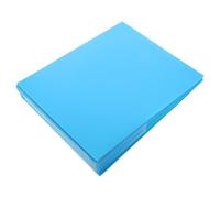 FUNNETOYU 12pcs Blue Plastic Folders for Students and Office Documents, Heavy Duty Double Sided Design with 2 Pockets for Efficient Organisation and Fine Protection, for Office and Formal