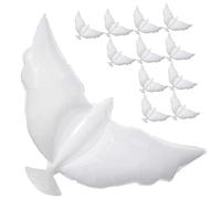 FUNNETOYU 12pcs Dove Balloons for Weddings Birthdays Outdoor Eye Catching Film Design Easy to Inflate Decorate Create Unforgettable Memories
