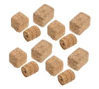 FUNNETOYU 12pcs Faux Hay Bales Weatherproof Mini Straw Bales for Dollhouse Farm Accessories Indoor Outdoor Use Construction for DIY Crafts Seasonal Table Centerpieces