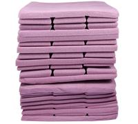 FUNNETOYU 12pcs Purple Acoustic Panels Sound Absorbing Pad Rubber and Plastic Material for Walls and Doors to Vocal Clarity and Create a Quiet Environment