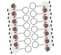 FUNNETOYU 12pcs Sheep Keyring Hanging Charms Cute Animal Pendant Stylish Bag Decoration Sturdy Material for Party and Backpack Accessories