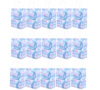 FUNNETOYU 15pcs Mermaid Tail Gift Paper Bags Lightweight Kraft Paper Cartoon Design for Graduation Season, Multi-function Present Bags Not Easy to Tear, for Packing Gifts and Adding a Happy