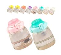 FUNNETOYU 15pcs Resin Miniature Water Bottles Pretend Play Set Dollhouse Accessories Mini Kitchen Scene Decor Mixed Colors for Boys and Girls Toy Collectibles