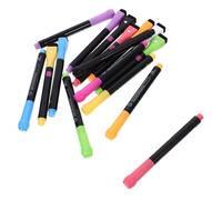 FUNNETOYU 16Pcs Portable Blackboard Marker Pens Liquid Chalk Pens for Glass Easy to Use Water Soluble Safe Material Compact for School