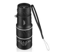 FUNNETOYU 16x52 Monocular Telescope with High Definition and Bright Vision, Plastic Material, Compact Single-tube Design for Concerts and Bird Watching, Practical scope