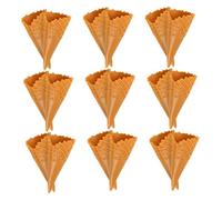FUNNETOYU 18pcs Mini DIY Ice Cream Cone Charms Adorable Fake Cone Models for Crafts Jewelry Making Dollhouse Decoration Creative Gifts