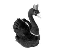 FUNNETOYU 1Pc Adorable Black Swan Plush Doll Soft Room Decor for High Elastic Filling for Home Parties More Random Color