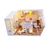 FUNNETOYU 1Pc DIY Mini House Kit Handmade Cottage Model for Creative Fun Romantic present for All Ages for Family Bonding and Decoration