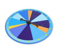 FUNNETOYU 1Pc Portable Turntable Prize Wheel Fun Spinning Game for Parties Events Wall Mounted Draw Game for Educational Activities Birthday Celebrations Design with Blank Spaces for Custom