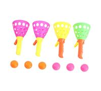 FUNNETOYU 2 Pairs Chuck Ball Set Interactive Throw Catch Game Props for Teens for Outdoor Fun Activities Random Color