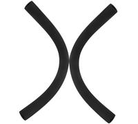 FUNNETOYU 2 pcs Sponge Stroller Handle Cover Protective Black Foam Bar Sleeve for Pram Pushchair Armrest Comfortable Grip Easy to Replace Durable and Practical