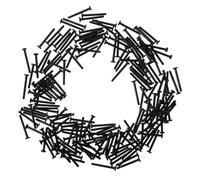 FUNNETOYU 200PCS Black #6-32 x 30mm Self-Tapping Computer Screws for PC Case Fans, Radiator Water Cooling Mount, Long Metal Replacement Screws for Desktop Cooling Systems