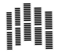 FUNNETOYU 200pcs Phone Speaker Cover Mesh Adhesive Stickers Dust-proof Net Protector for 6-9 1-6 Hole Mobile Phone Speaker Black Long and Short Size for Dust Prevention